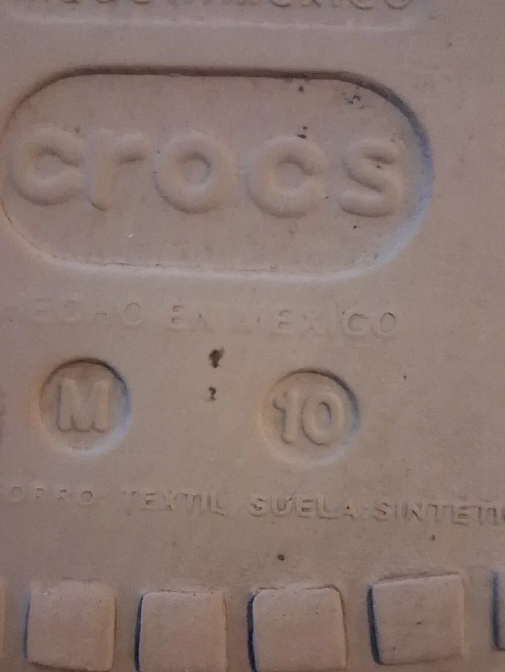 CROCS Men's Beige Canvas Slip-On Loafers
